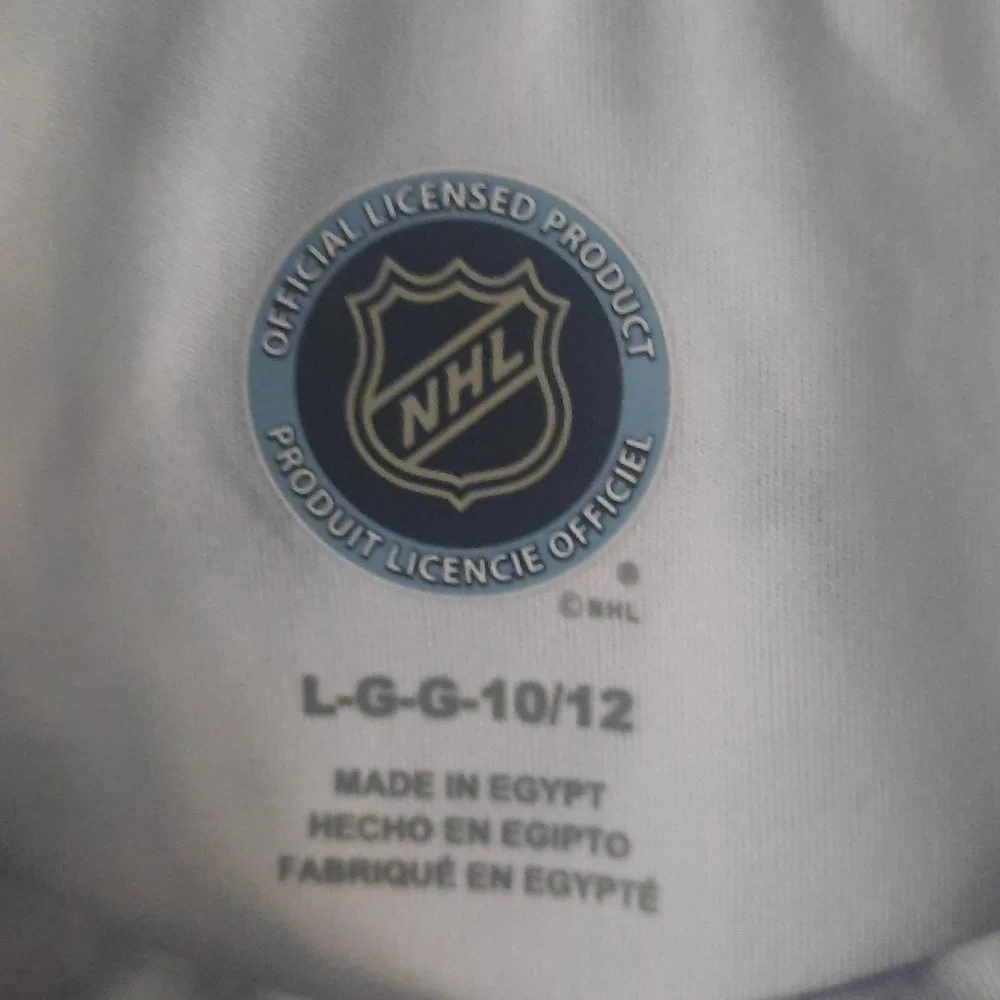 New NHL Penguins crop top tshirt size large 10/12 - Picture 4 of 6